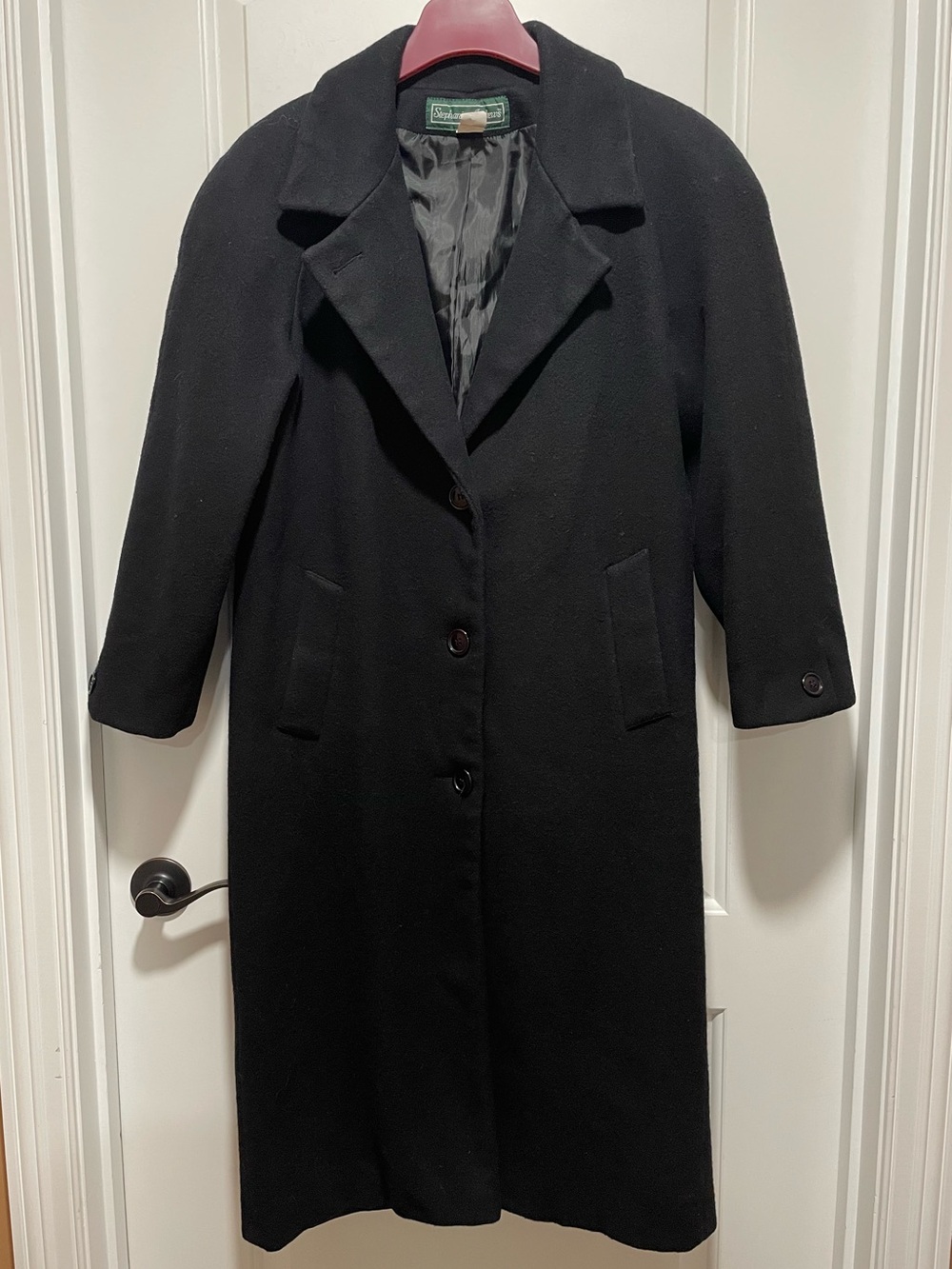 Elegant Refined Vintage 100% Wool Stephanie Andrews Sz 8 Classic Tailored Notch